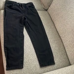 Cotton on high waisted black jeans